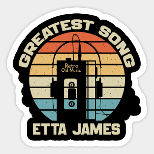 Etta James Sticker